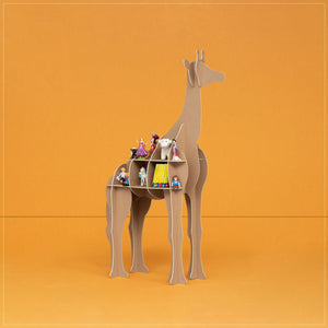 Open image in slideshow, Kinderregal / Tierregal Evie the Giraffe in braun
