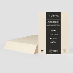 Finnpappe / Holzpappe - Nachhaltig & plastikfrei im Format DIN A3 und 1 mm Stärke
